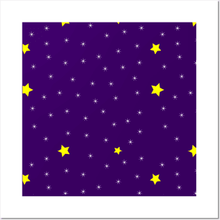 night sky stars aesthetic background Posters and Art